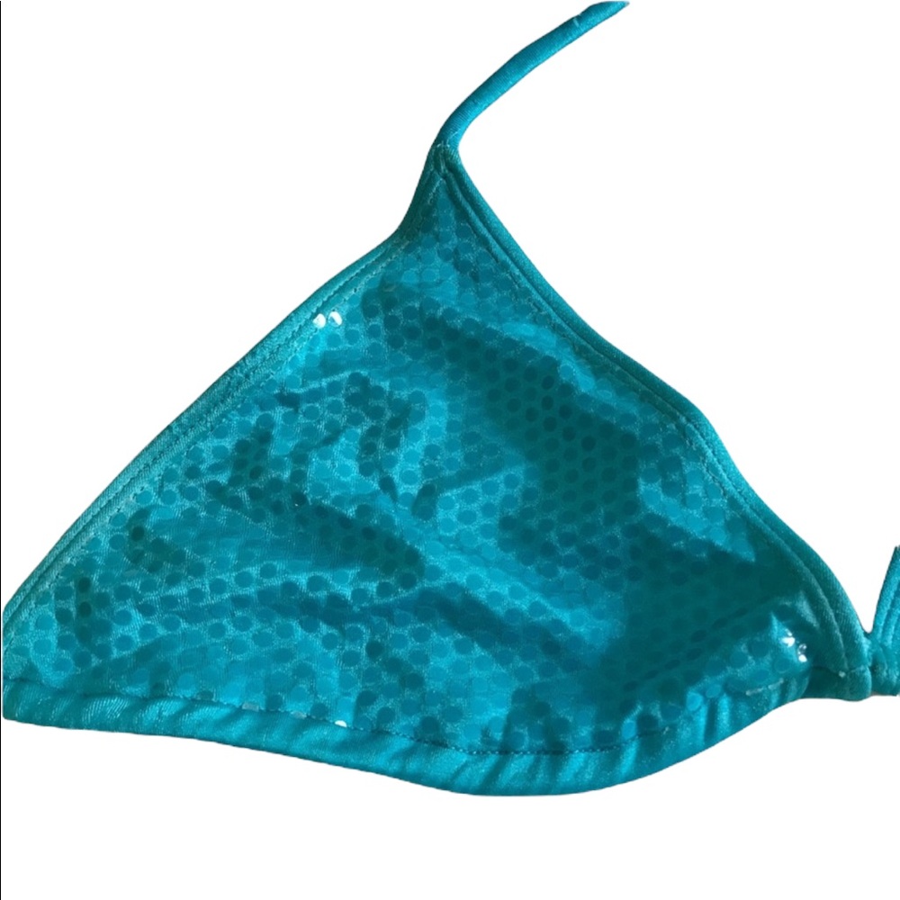 Sophia Turquoise String Bikini - image 4
